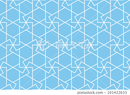 The geometric pattern with lines. Seamless vector background. White and blue texture. Graphic modern pattern. Simple lattice graphic design 101422633