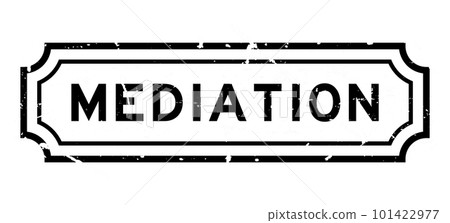 Grunge black mediation word rubber seal stamp on white background Grunge black mediation word rubber seal stamp on white background 101422977