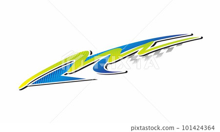 abstract scribbles for striping a motorbike abstract scribbles for striping a motorbike 101424364