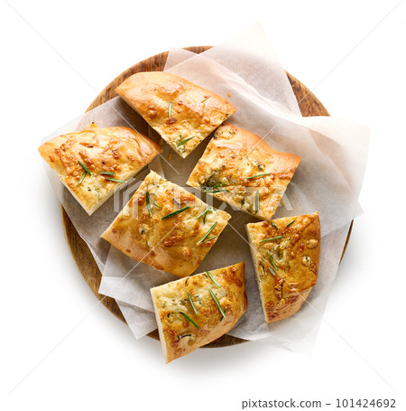 italian flat bread focaccia 101424692