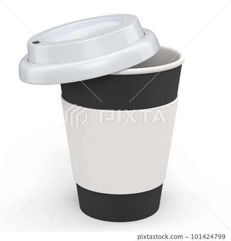 Paper coffee cup for cappuccino, americano, espresso, mocha, latte on white Paper coffee cup for cappuccino, americano, espresso, mocha, latte on white 101424799