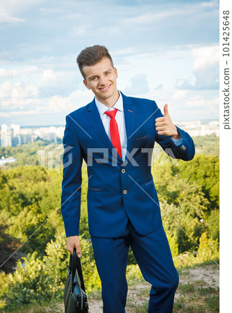 young businessman in a suit young businessman in a suit 101425648