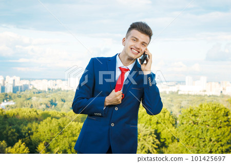 Cheerful businessman Cheerful businessman 101425697