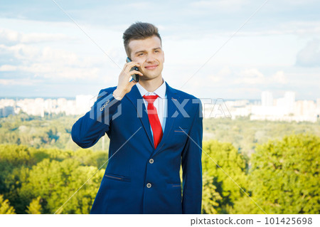 Cheerful businessman Cheerful businessman 101425698