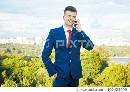 Cheerful businessman Cheerful businessman 101425699