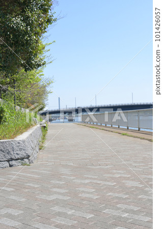 東京江東區 Shiomi Sazanami 公園新綠風光 101426057