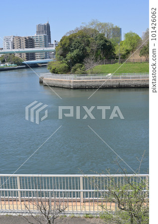 東京江東區 Shiomi Sazanami 公園新綠風光 101426062