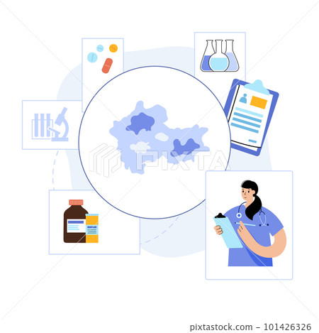 Dermatology clinic concept Dermatology clinic concept 101426326
