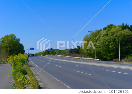 Scenery along New National Route 4, Koga City, Ibaraki Prefecture, April 2023 Scenery along New National Route 4, Koga City, Ibaraki Prefecture, April 2023 101426501