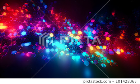 Digital background of colorful dots "AI generated image" Digital background of colorful dots "AI generated image" 101428363