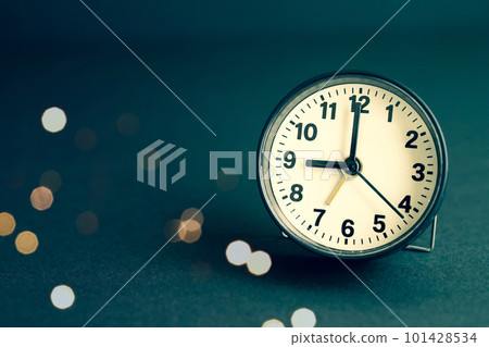 Fantastic night clock Image photo of the night 101428534