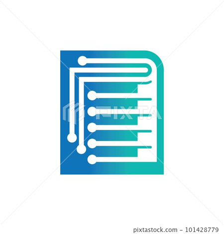 Digital book logo images illustration 101428779