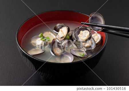 Lake Jusanko from Aomori Prefecture Yamato Clam Miso Soup Lake Jusanko from Aomori Prefecture Yamato Clam Miso Soup 101430516