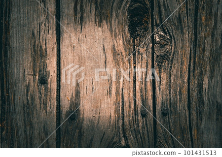 舊木板背景材料/舊的簡單棕色板紋理/深色木材紋理 101431513