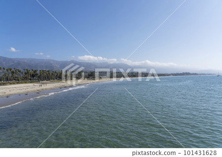 Santa Barbara seen from the pier 101431628