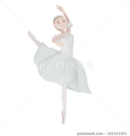 Ballerina f dancing the role of Sylphide Ballerina f dancing the role of Sylphide 101431951
