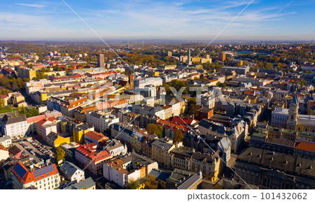 Aerial view of Ostrava, Czech Republic 101432062