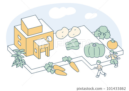 People who keep fit with vegetables, exercise, etc. People who keep fit with vegetables, exercise, etc. 101433862