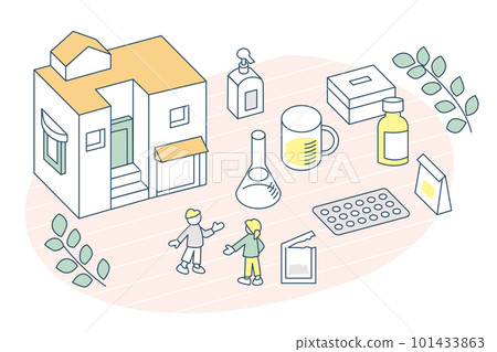 Today, we have a hygienic environment with tools such as medicine, soap, and supplements. 101433863