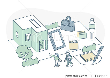 錢包，水，出門要帶的東西。 101434366