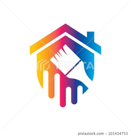Paintbrush logo images illustration 101434753