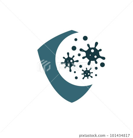 Virus protection logo images illustration Virus protection logo images illustration 101434817