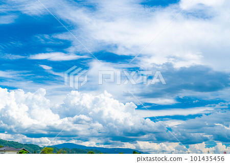 [Summer material] Summer sky image [Nagano Prefecture] 101435456