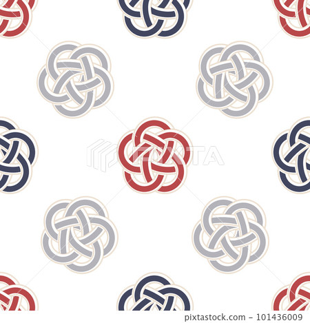 Ume 結 mizuhiki 無縫背景圖案 Ume 結 mizuhiki 無縫背景圖案 101436009