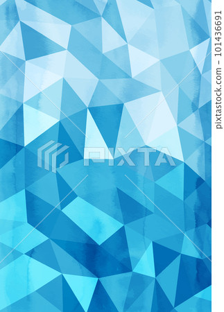水彩風格_酷冰多邊形背景插畫素材 101436691