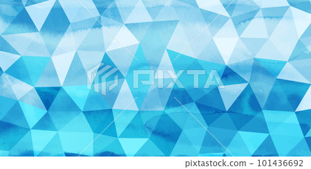 水彩風格_酷冰多邊形背景插畫素材 101436692