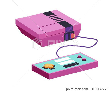 Retro old school games, joystick and playstation 101437275