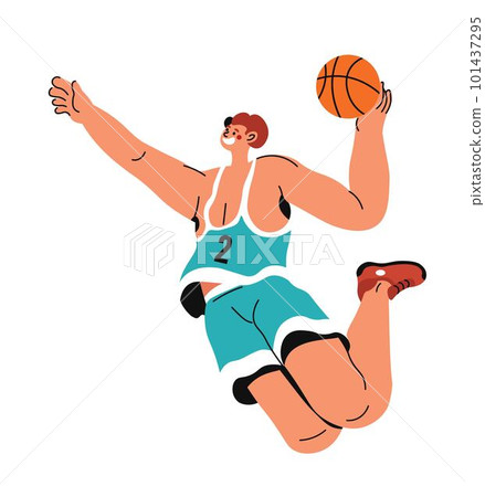 Sports activities, basketball player throwing ball Sports activities, basketball player throwing ball 101437295