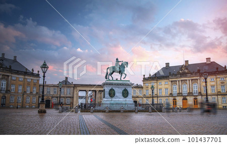 Royal Amalienborg Palace in Copenhagen Royal Amalienborg Palace in Copenhagen 101437701