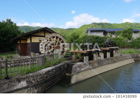 Triple turbine at Ichigaya Akura Water Station Triple turbine at Ichigaya Akura Water Station 101438099