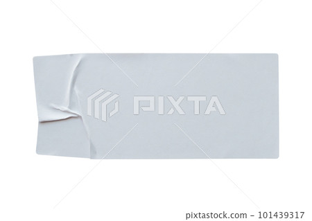 Paper sticker label isolated on white background Paper sticker label isolated on white background 101439317