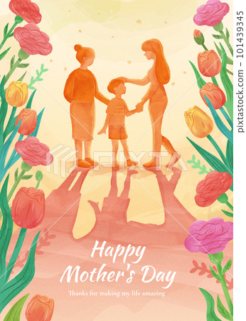 Sweet mother's day poster 101439345