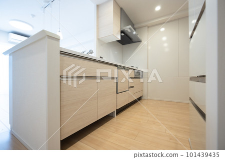 新房子裡漂亮的廚房 新房子裡漂亮的廚房 101439435