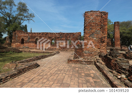 泰國的 Ayutthaya Wat Phra Si San Phet 泰國的 Ayutthaya Wat Phra Si San Phet 101439520