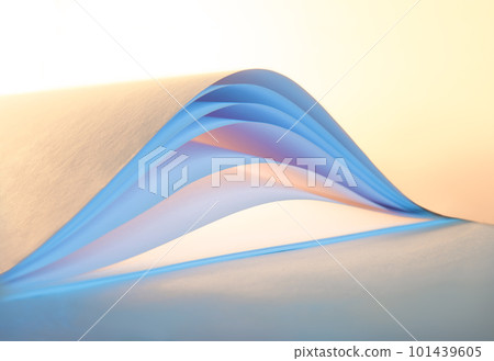 Abstract background from white sheets of paper 101439605