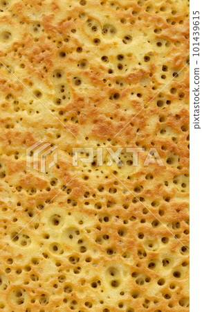 Textured background of delicious fried pancake 101439615