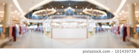 Abstract blur modern shopping mall interior background 101439739
