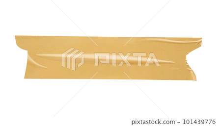 Brown adhesive tape isolated on white background Brown adhesive tape isolated on white background 101439776