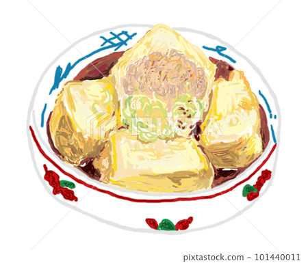 Deep-fried tofu 101440011