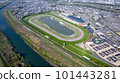 April 2023 Aerial view of Kyoto Racecourse area just before opening 101443281