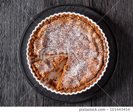 Momofuku Milk Bar Crack Pie, top view Momofuku Milk Bar Crack Pie, top view 101443454