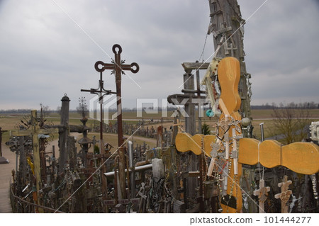 Lithuania Sacred Place Hill of Crosses Lithuania Sacred Place Hill of Crosses 101444277