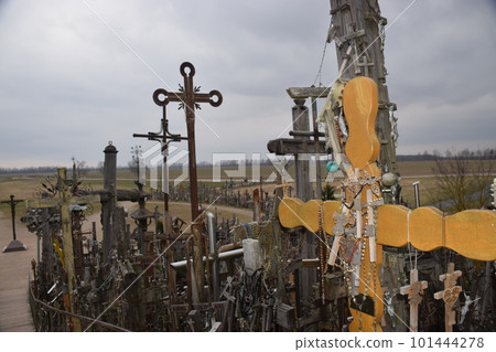 Lithuania Sacred Place Hill of Crosses Lithuania Sacred Place Hill of Crosses 101444278