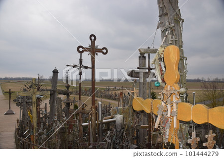Lithuania Sacred Place Hill of Crosses Lithuania Sacred Place Hill of Crosses 101444279