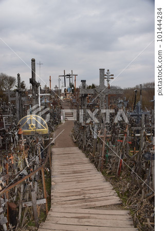 Lithuania Sacred Place Hill of Crosses Lithuania Sacred Place Hill of Crosses 101444284
