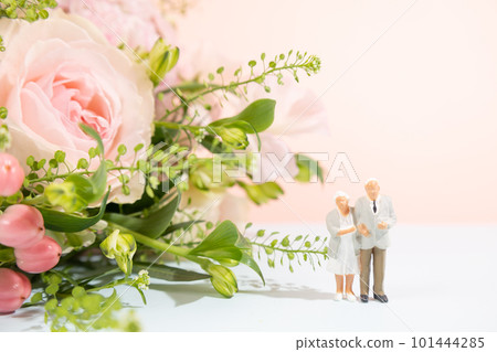老年夫婦(幸福晚年、光明晚年、充滿希望的晚年形象) 老年夫婦(幸福晚年、光明晚年、充滿希望的晚年形象) 101444285